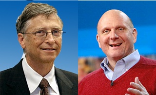  Bill Gates stake in Microsoft lower than Steve Ballmer's
